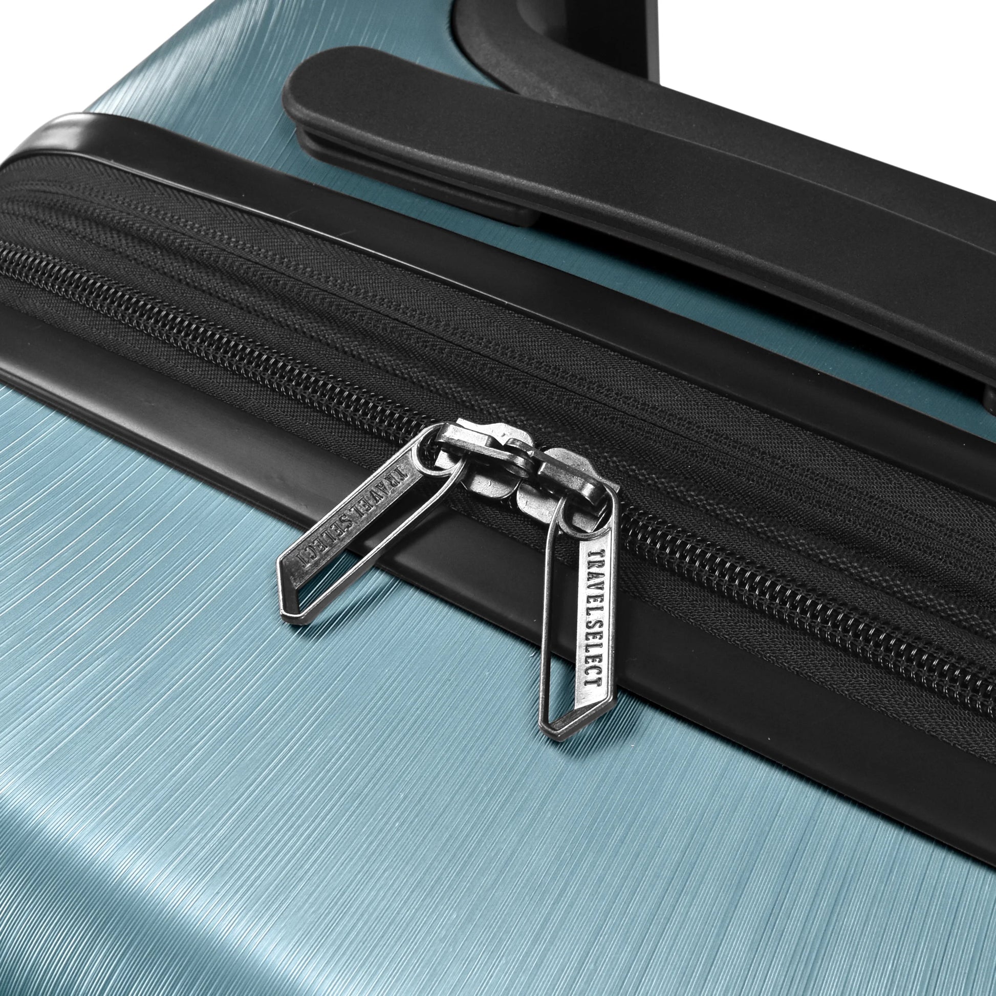 Travel Select Sunny Side Hardside Spinner Luggage with Spinner Wheels, Slate Blue, 30" Large Checked