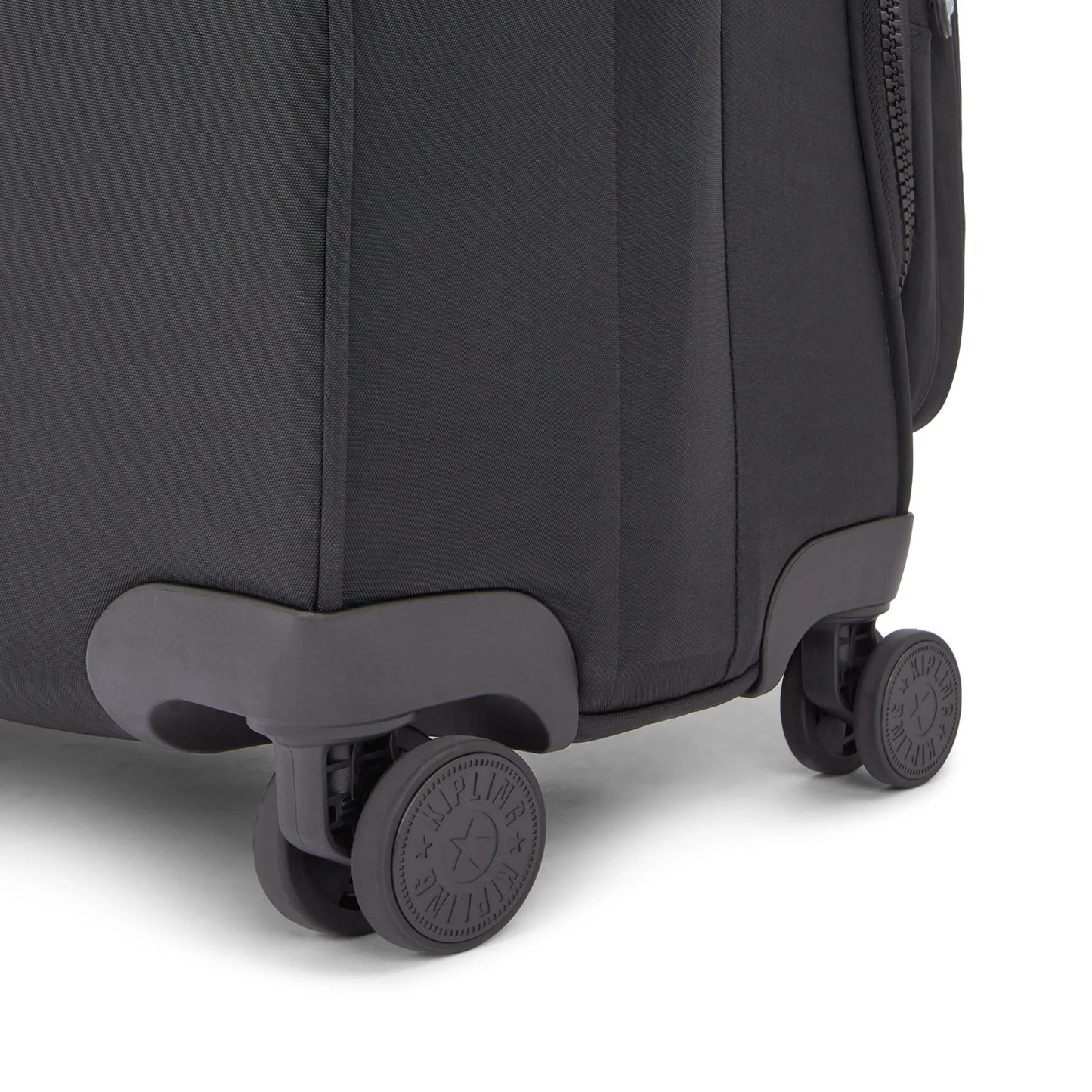 Kipling New Youri Spin Medium 4 Wheeled Rolling Luggage Black Noir