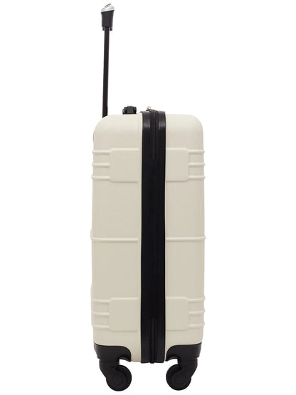 Travelers Club Richmond Hardside 20" Rolling Carry-on Luggage - Bone white