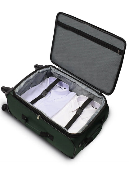 Protege 21" Carry-on Elliptic 4-Wheel Spinner Luggage, Green (Walmart Exclusive)