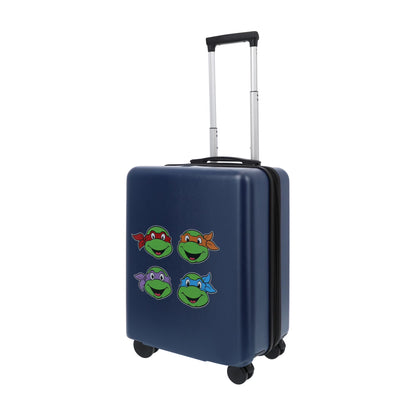 Teenage Mutant Ninja Turtles 22.5 Inch Carry On Luggage, TMNT Hardshell Rolling Suitcase with Spinner Wheels, Black