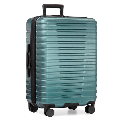 U.S. Traveler Boren Hardside Rugged Spinner Luggage, Teal, 26" Checked Medium