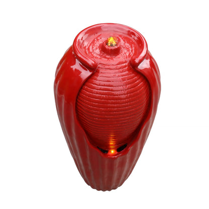 Teamson Home 32.01" LED Vase Water Fountain