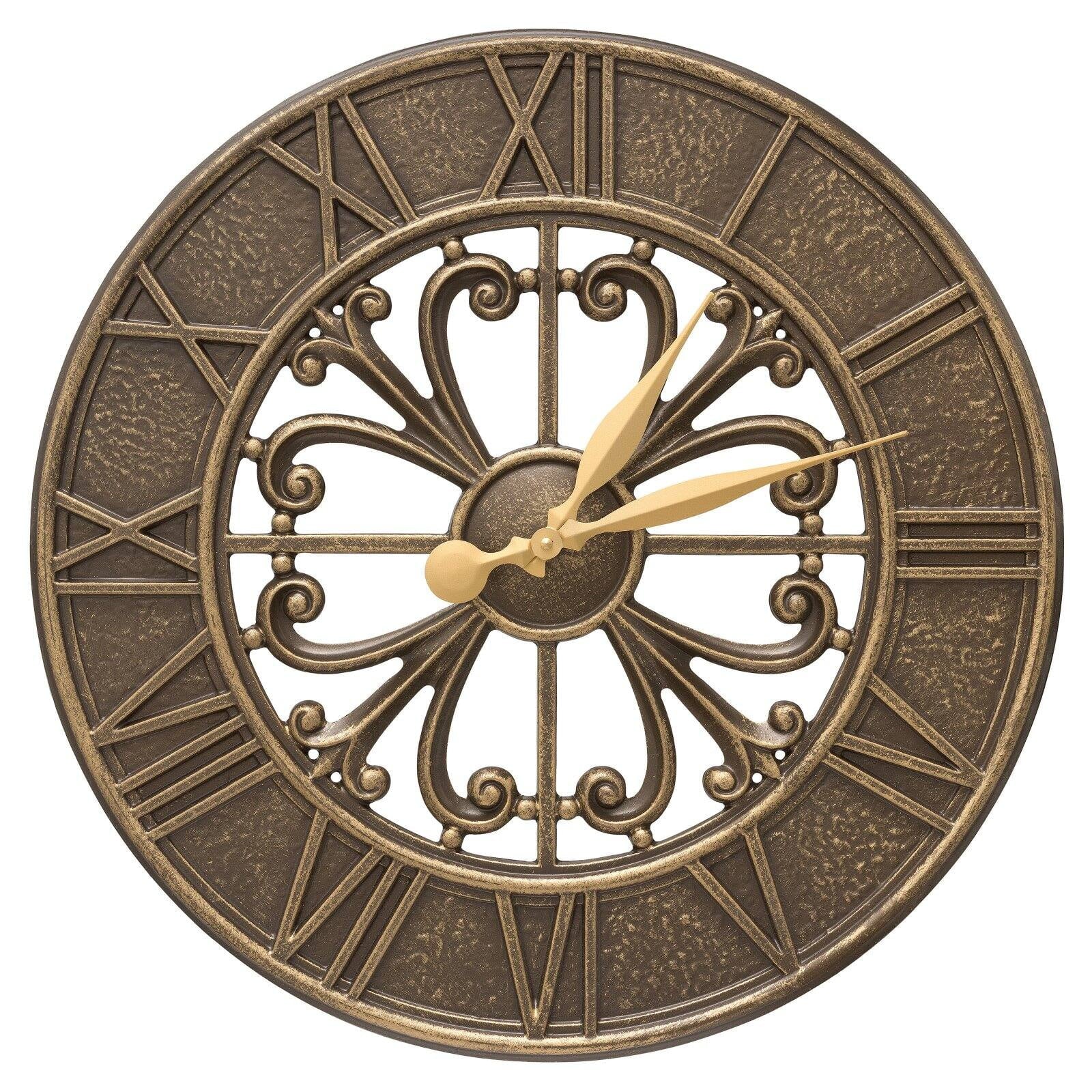 Whitehall Products Villanova 21-in. Indoor/Outdoor Wall Clock