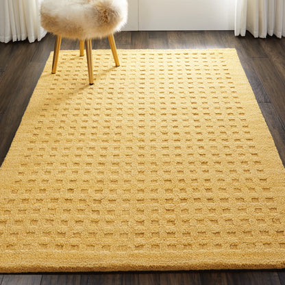 Nourison Perris Solid Charcoal 3'9" x 5'9" Area Rug, (4x6)