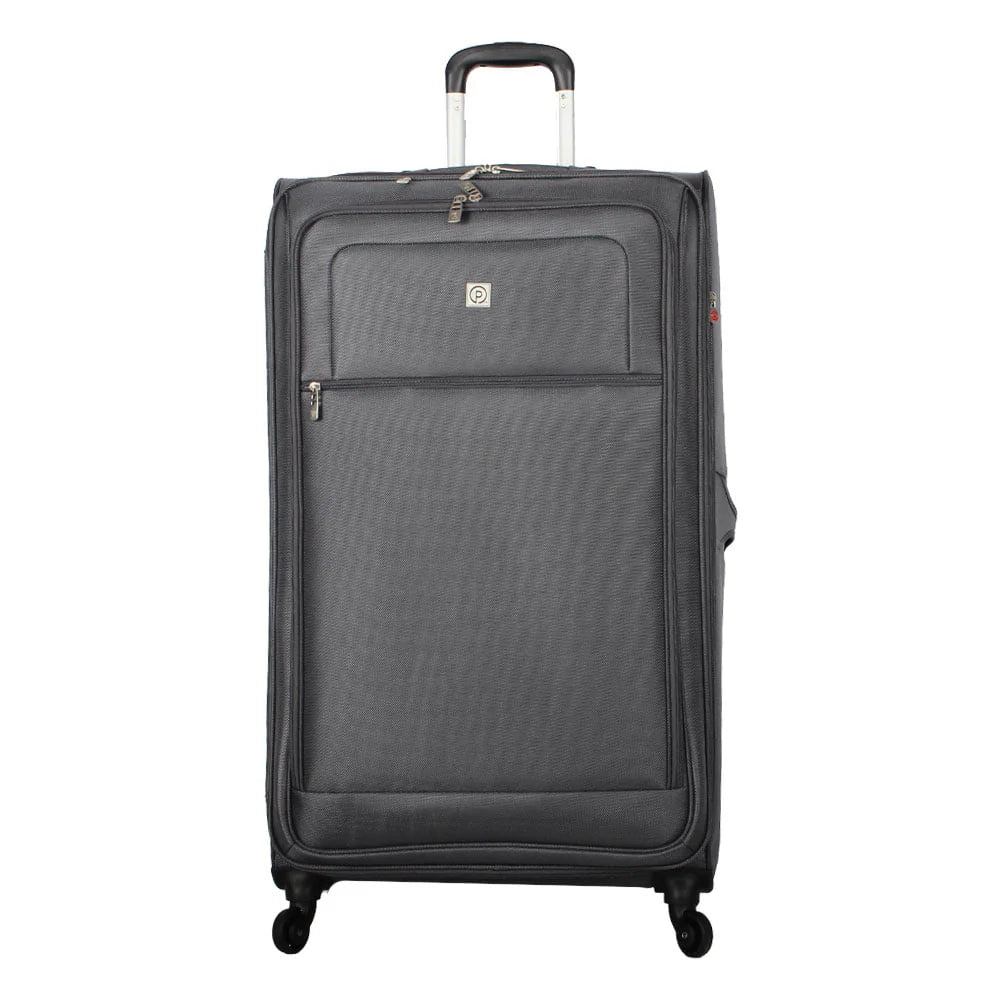 Protege, Arendale Soft Side 32°?Jumbo Expandable Checked Luggage, Charcoal