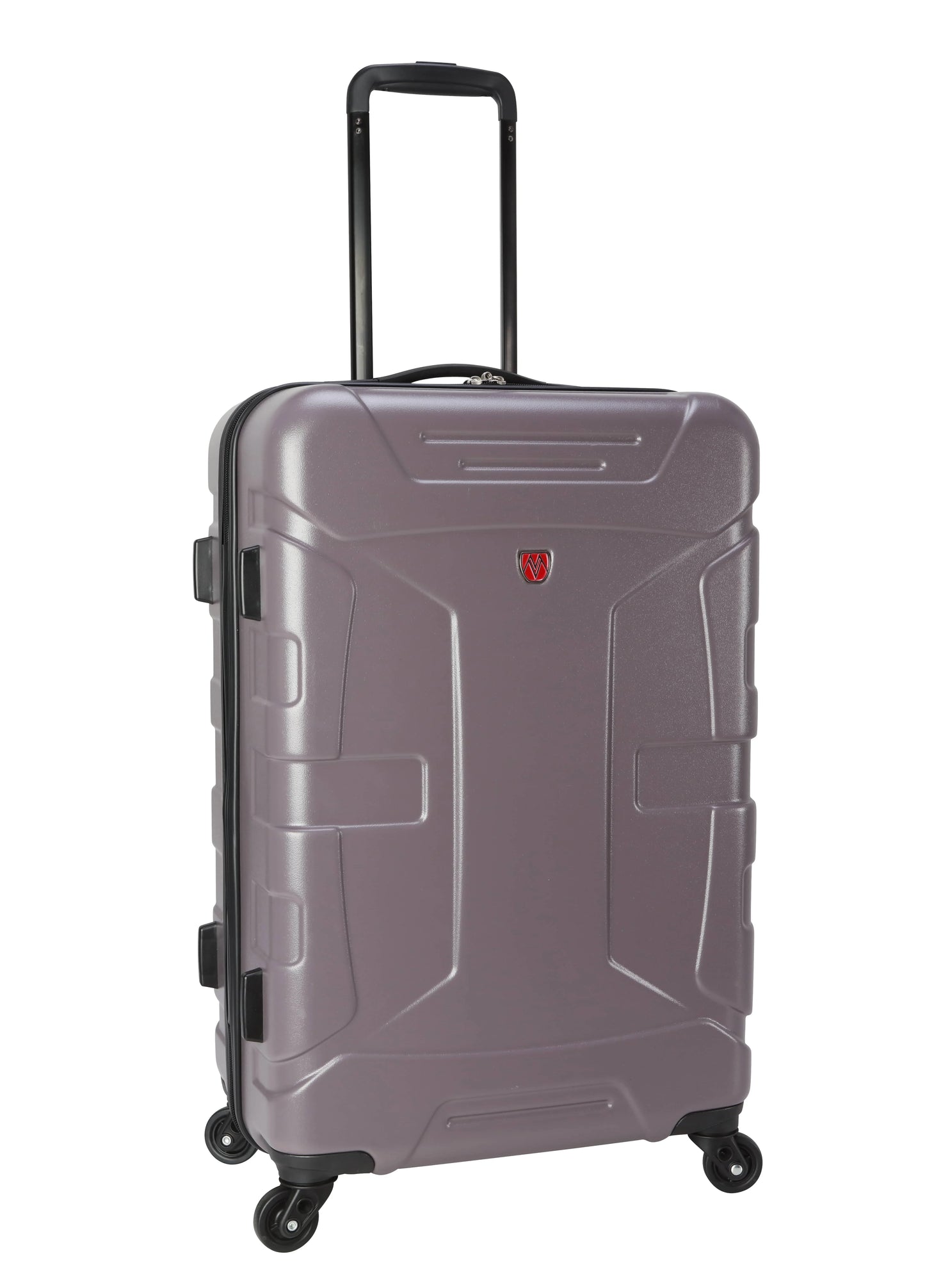Moda ABS Hard Side 3 Piece Luggage Set, Includes 28-inch and 24-inch and 20-Carry-on Luggage, Purple