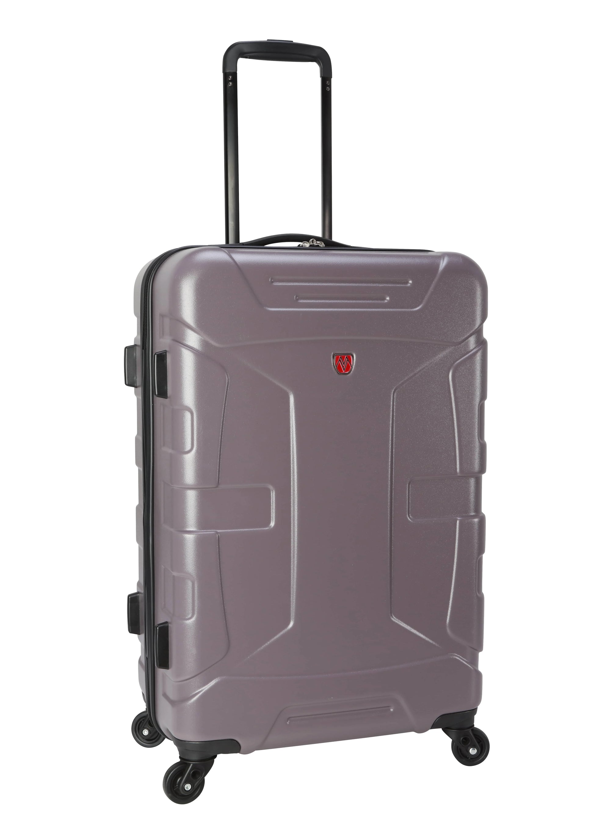 Moda ABS Hard Side 3 Piece Luggage Set, Includes 28-inch and 24-inch and 20-Carry-on Luggage, Purple