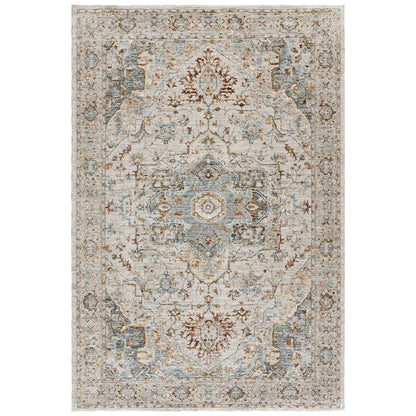 Safavieh Hamilton Area Rug, Ivory Blue, 6’ x 9’