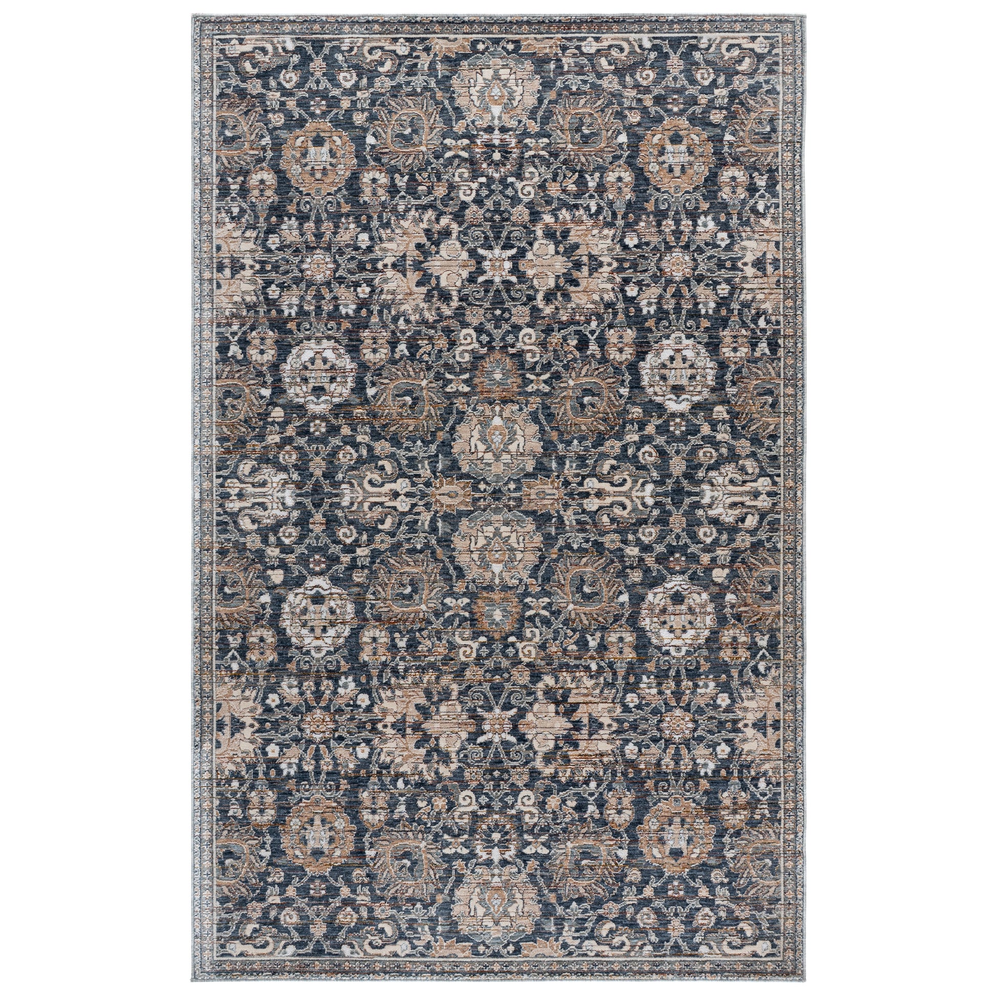 Safavieh Sutton Area Rug, Navy Brown, 5’ x 8’