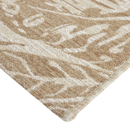 Better Homes & Gardens Neutral Palm Outdoor Rug, 9' x 12'