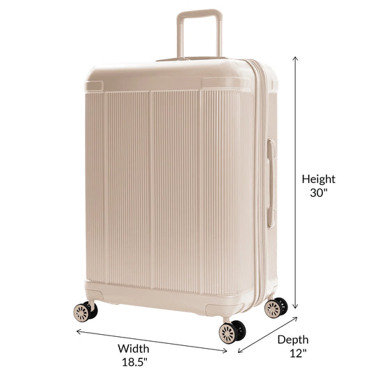 iFLY Hardside Rise 28" Large Checked Luggage, Sand