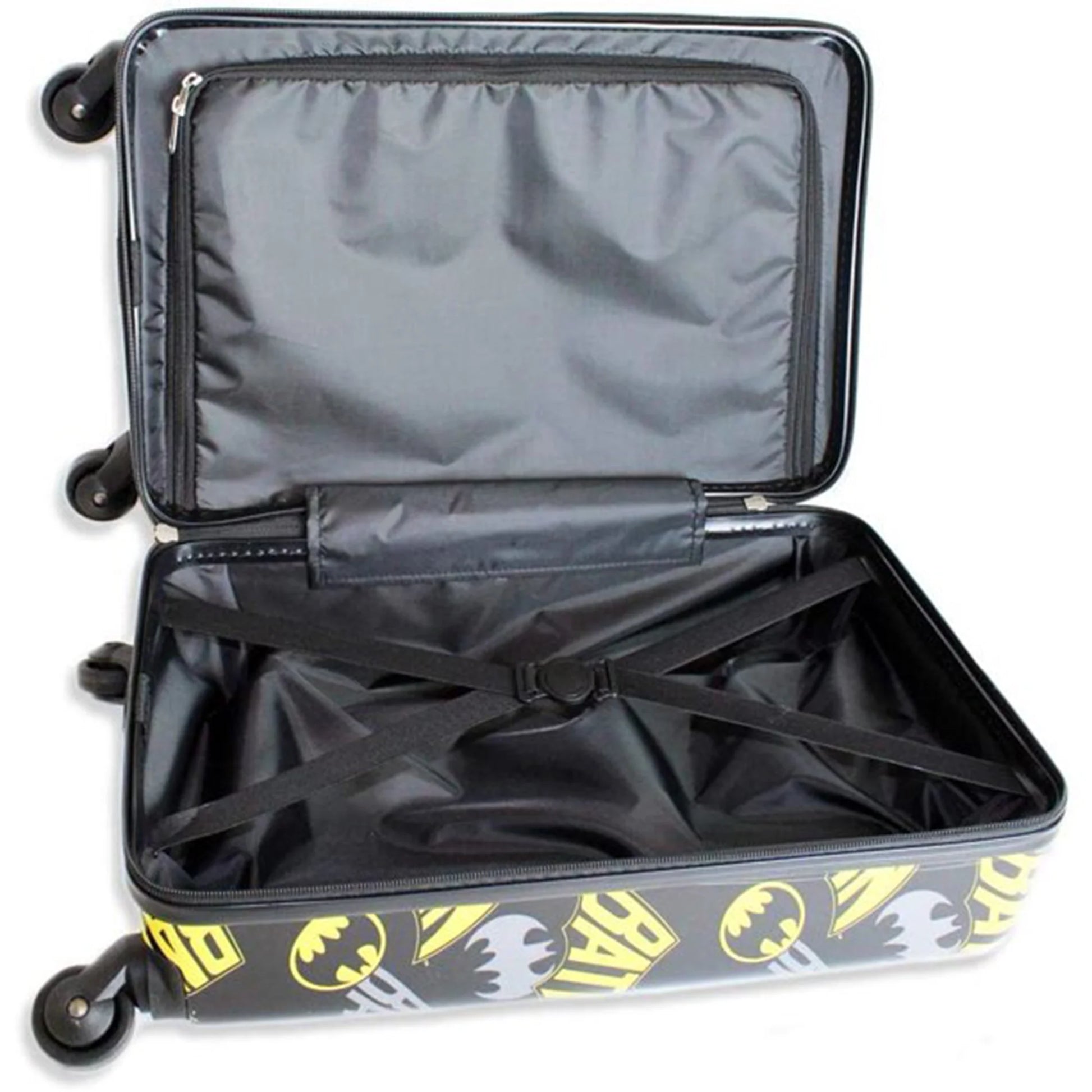 Batman Luggage 20 Inches Hard-Sided Tween Spinner Carry-On Travel Trolley Rolling Suitcase for Kids