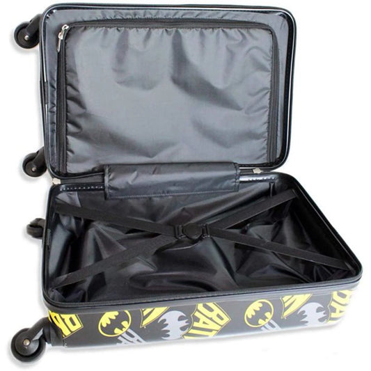 Batman Luggage 20 Inches Hard-Sided Tween Spinner Carry-On Travel Trolley Rolling Suitcase for Kids