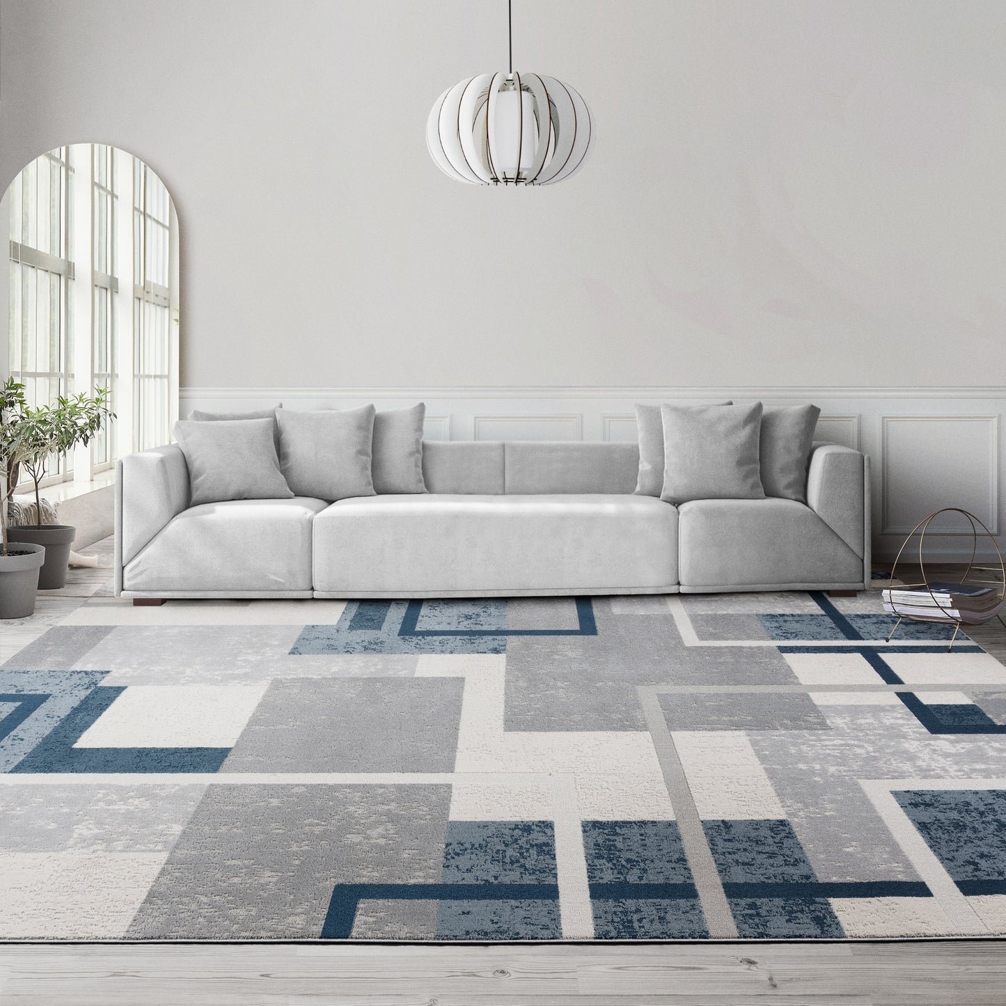 Eden Area Rug, Abstract Geo, 5'3' x 7'