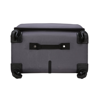 Protege 26-inch Gravity Free Softside Upright Checked Travel Luggage, Grey, Adult