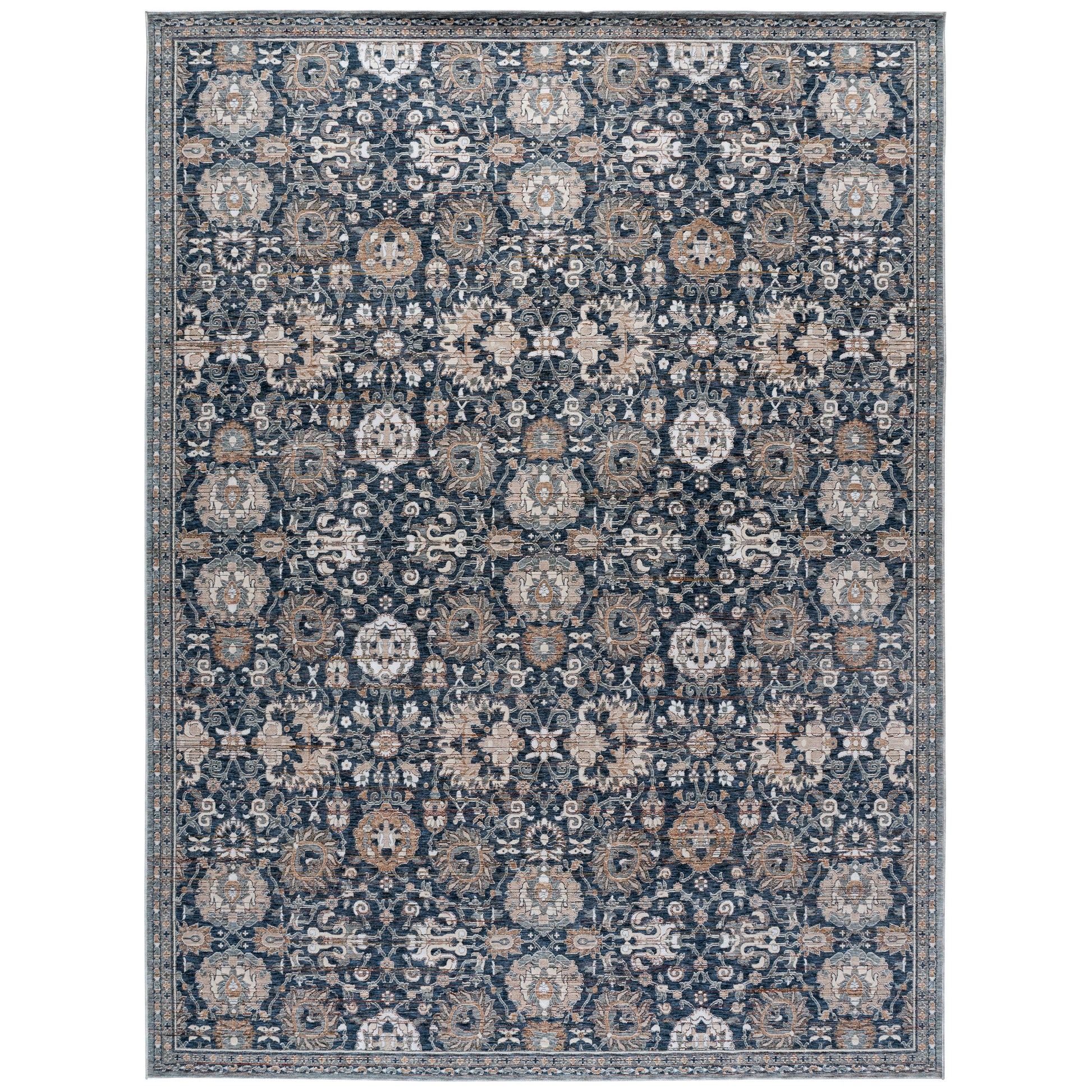 Safavieh Sutton Area Rug, Navy Brown, 9’ x 12’