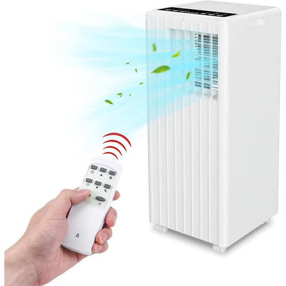EastVita Portable Air Conditioner 8000 BTU, Air Conditioners for Room up to 350 sq.ft.(15x20 ft2), Compact Indoor AC Unit, Window Installation Kit & Remote Control for Home Office White
