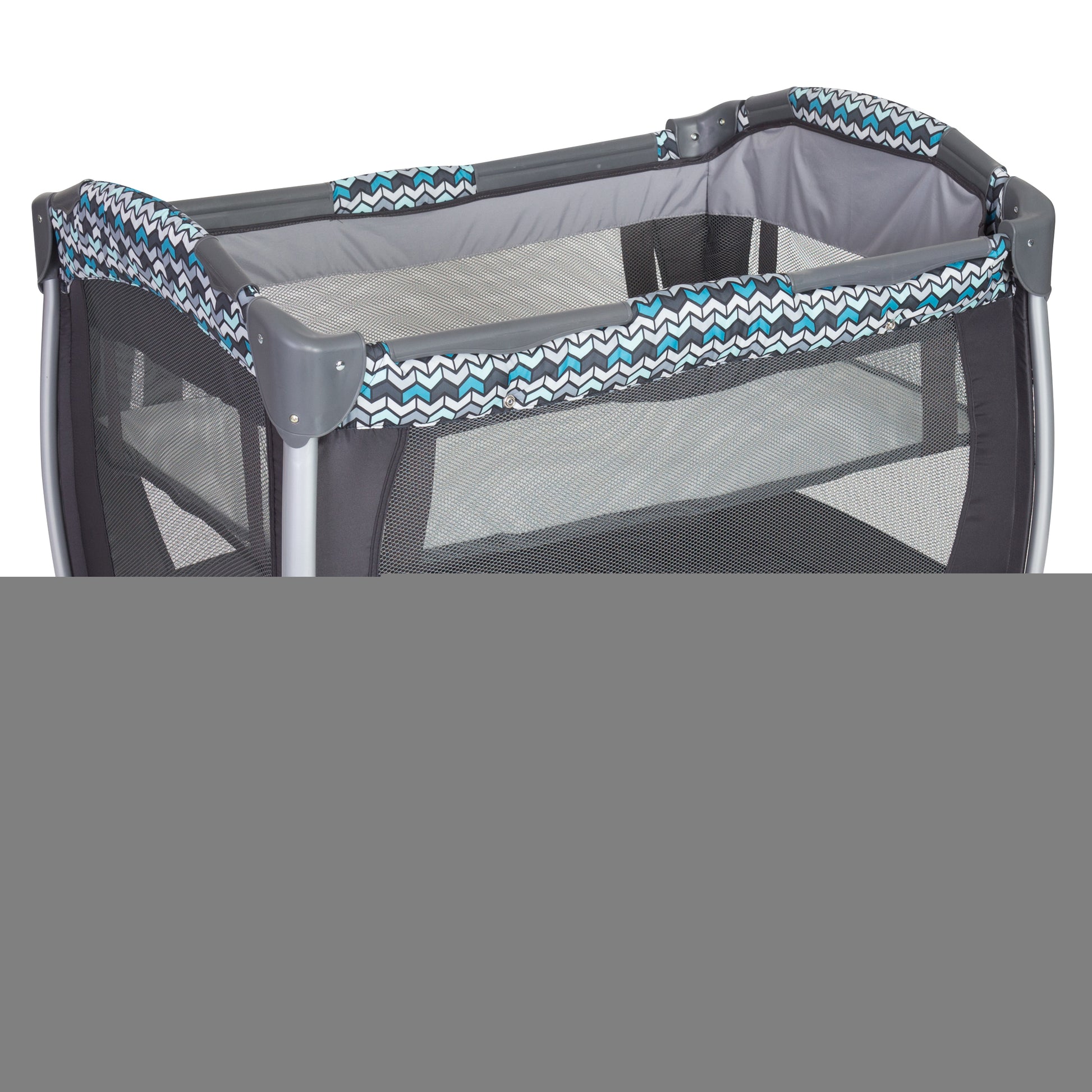 Baby Trend Resort Elite Nursery Center Playard with Bassinet and Travel Bag. Laguna Blue