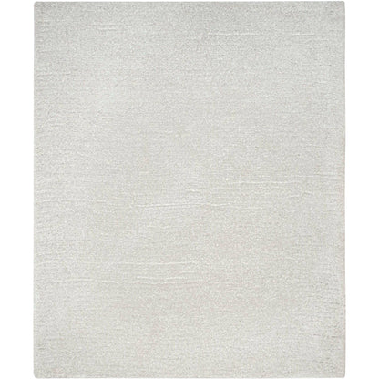 SAFAVIEH Ultimate Atanas Solid Plush Polyester Shag Area Rug, Silver, 4' x 6'