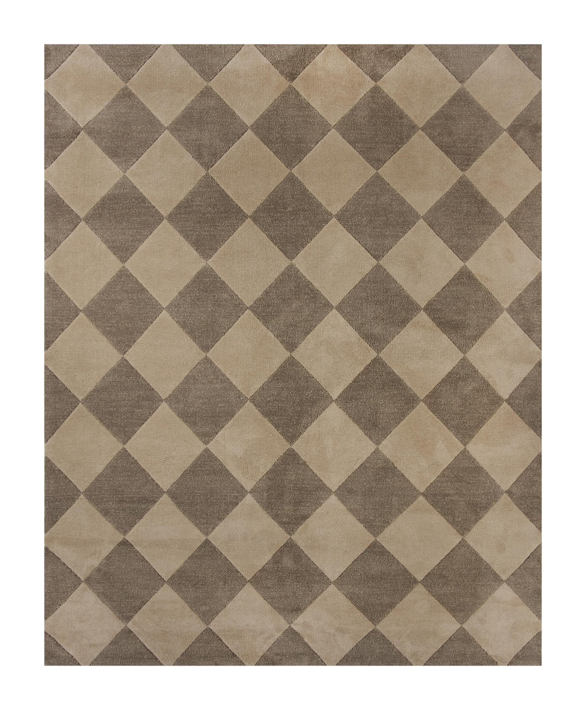 Better Homes & Gardens Brown Diamond Indoor 8' x 10' Area Rug