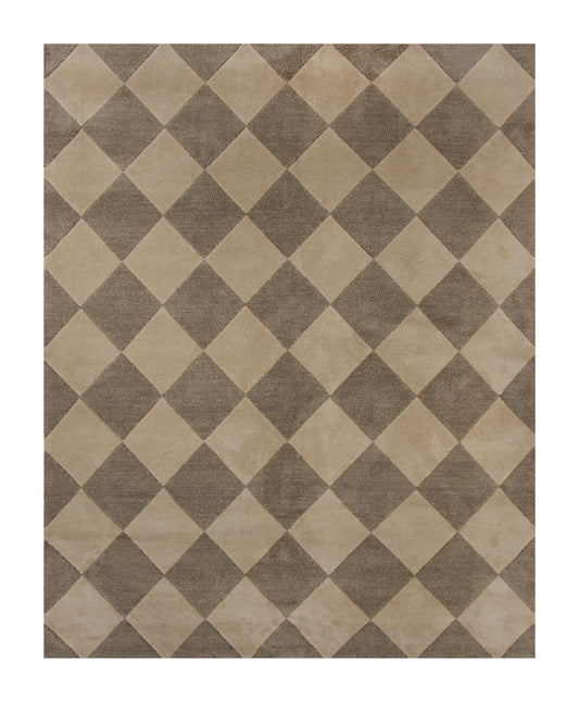 Better Homes & Gardens Brown Diamond Indoor 8' x 10' Area Rug