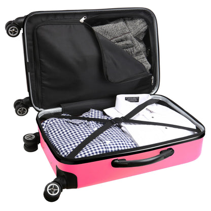 MOJO Silver GA Tech Yellow Jackets 21" Hard Case 2-Tone Spinner Carry-On Luggage