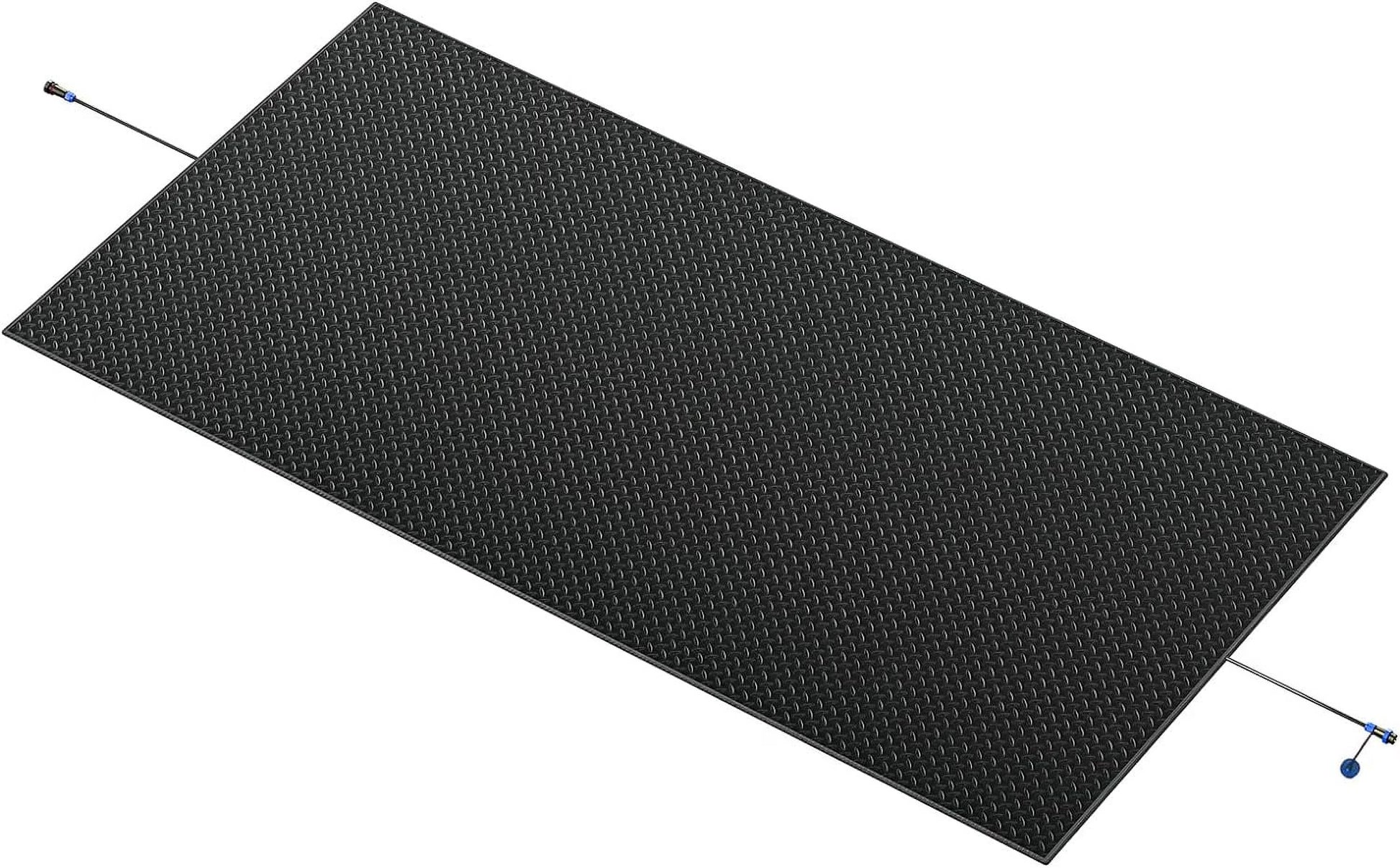 Slsy Snow Melting Mat, 20 x 30 inch, 3 in/h Melting Speed, Heated Outdoor Mats for Winter Walkway, No-Slip Rubber w/Plug & Power Cord