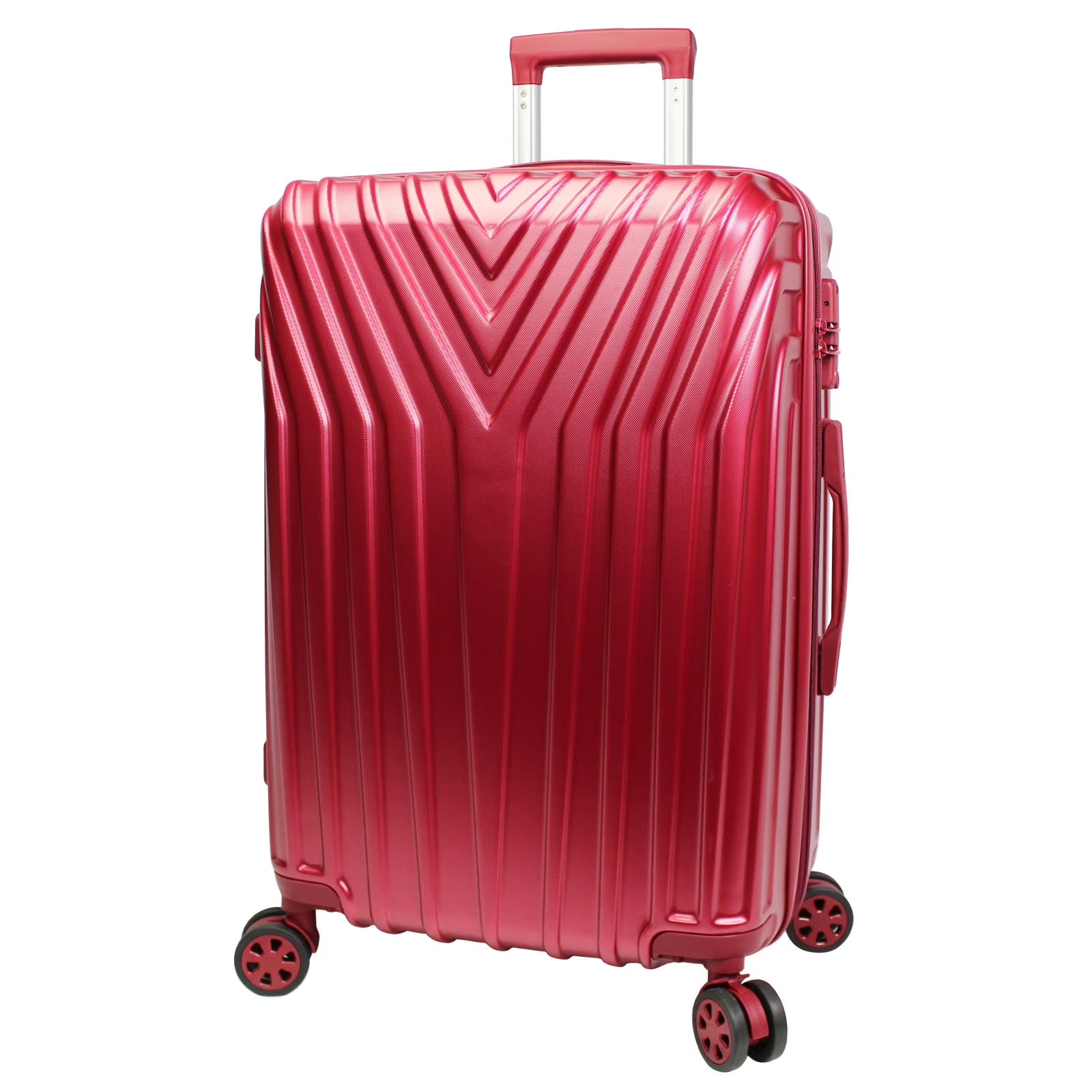World Traveler Skyline Hardside 28-Inch Spinner Luggage - Burgundy