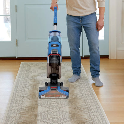 Shark CarpetXpert Upright Carpet & Area Rug Cleaner, Perfect for Pets, Lightweight & Powerful, Dirt, Grime, & Odor Removal, Carpet Shampooer, Cleaning Solution, Blue, EX121BRN