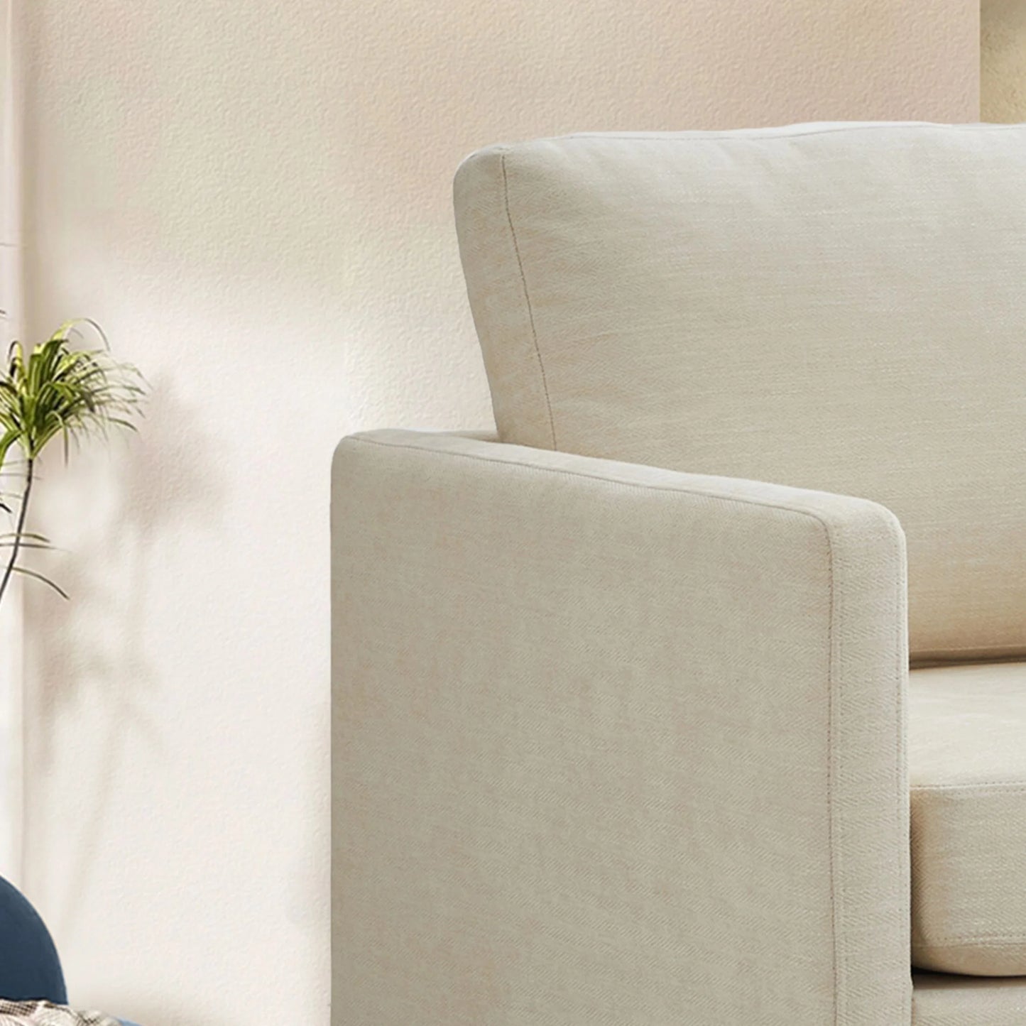 Swivel Accent Chair360 Degree Square Swivel Chair for Living Room, Mid Century Modern Upholstered Swivel Barrel Chair,Comfy Sofa Armchairs for Bedroom,Nursery,Chenille(Beige)