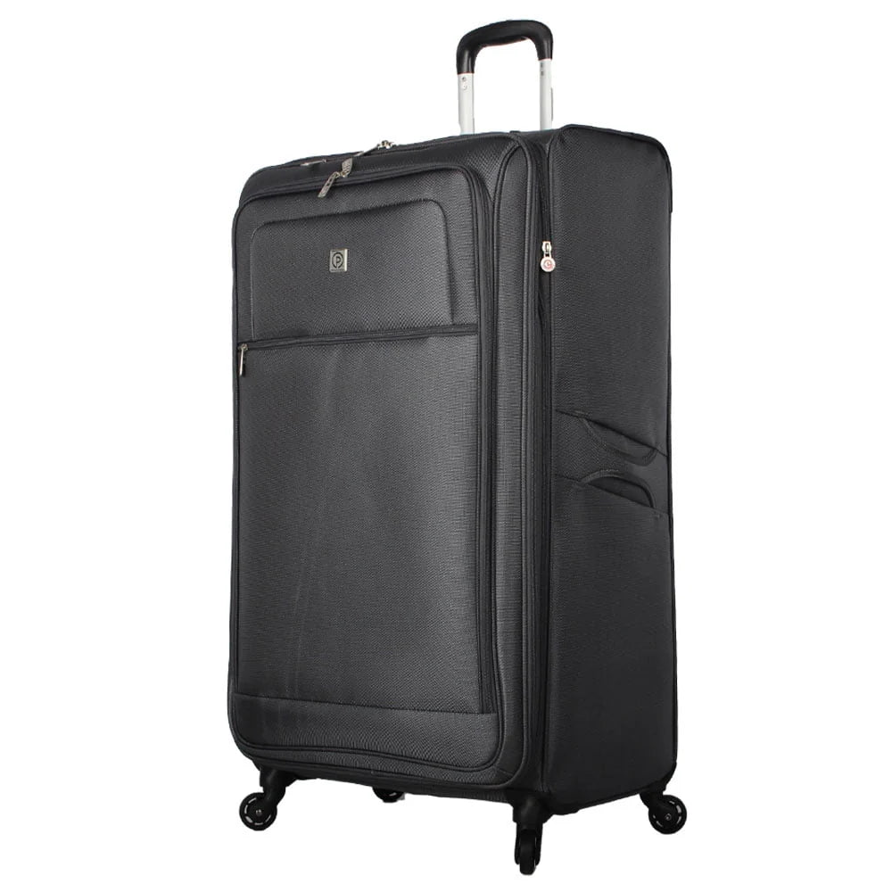 Protege, Arendale Soft Side 32” Jumbo Expandable Checked Luggage, Charcoal