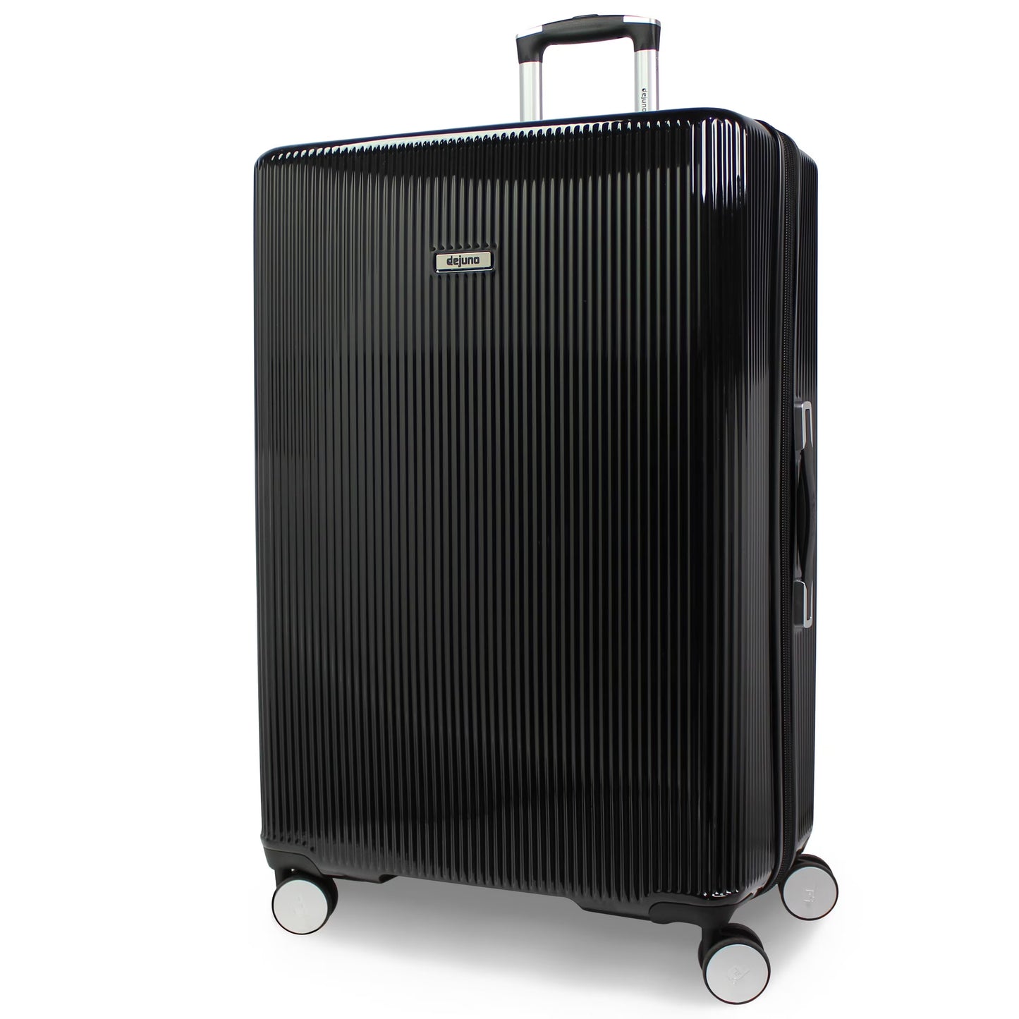 World Traveler Dejuno Monarch 30-Inch Polycarbonate Spinner Luggage - Black