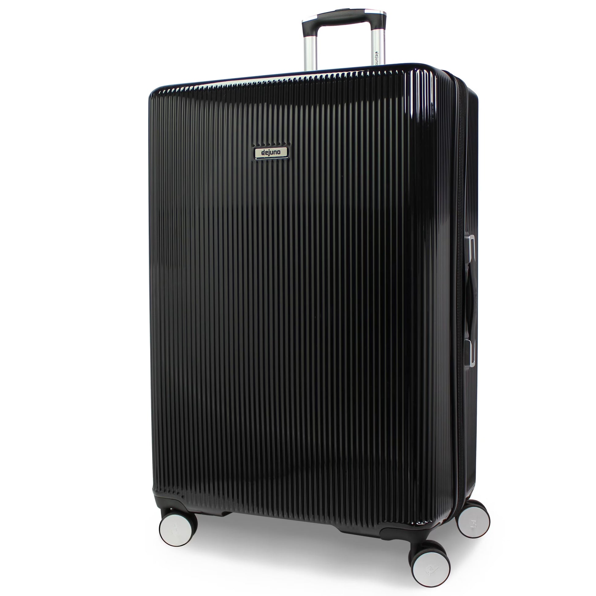 World Traveler Dejuno Monarch 30-Inch Polycarbonate Spinner Luggage - Black