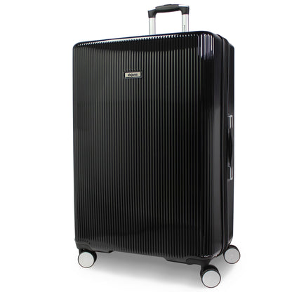 World Traveler Dejuno Monarch 30-Inch Polycarbonate Spinner Luggage - Black