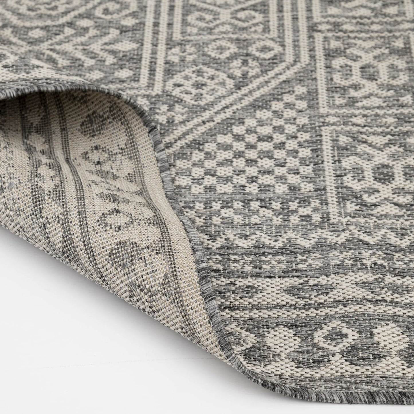 Mainstays 8' 5" x 13' Grey Medallion Outdoor Area Rug