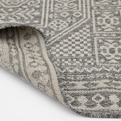 Mainstays 8' 5" x 13' Grey Medallion Outdoor Area Rug