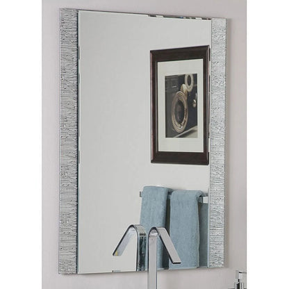 Decor Wonderland SSM5039 Frameless Molten Wall Mirror