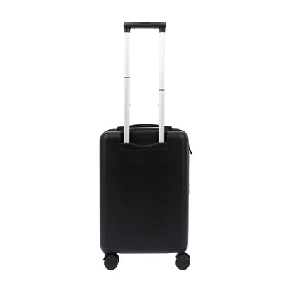 Yellowstone 22.5 Inch Carry On Luggage, Dutton Ranch Hardshell Rolling Suitcase with Spinner Wheels, Black