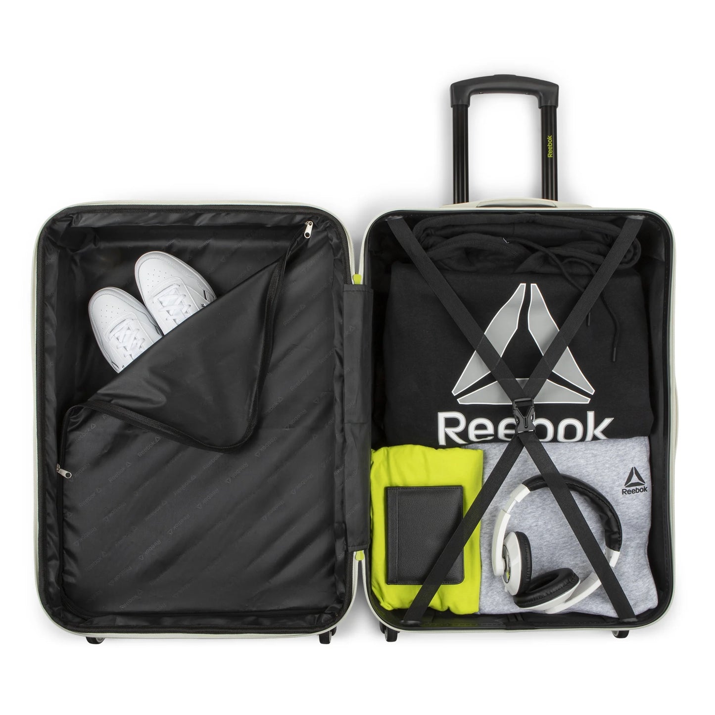 Reebok - Time Out Collection - 3 Piece Hardside Luggage Set - ABS/PC