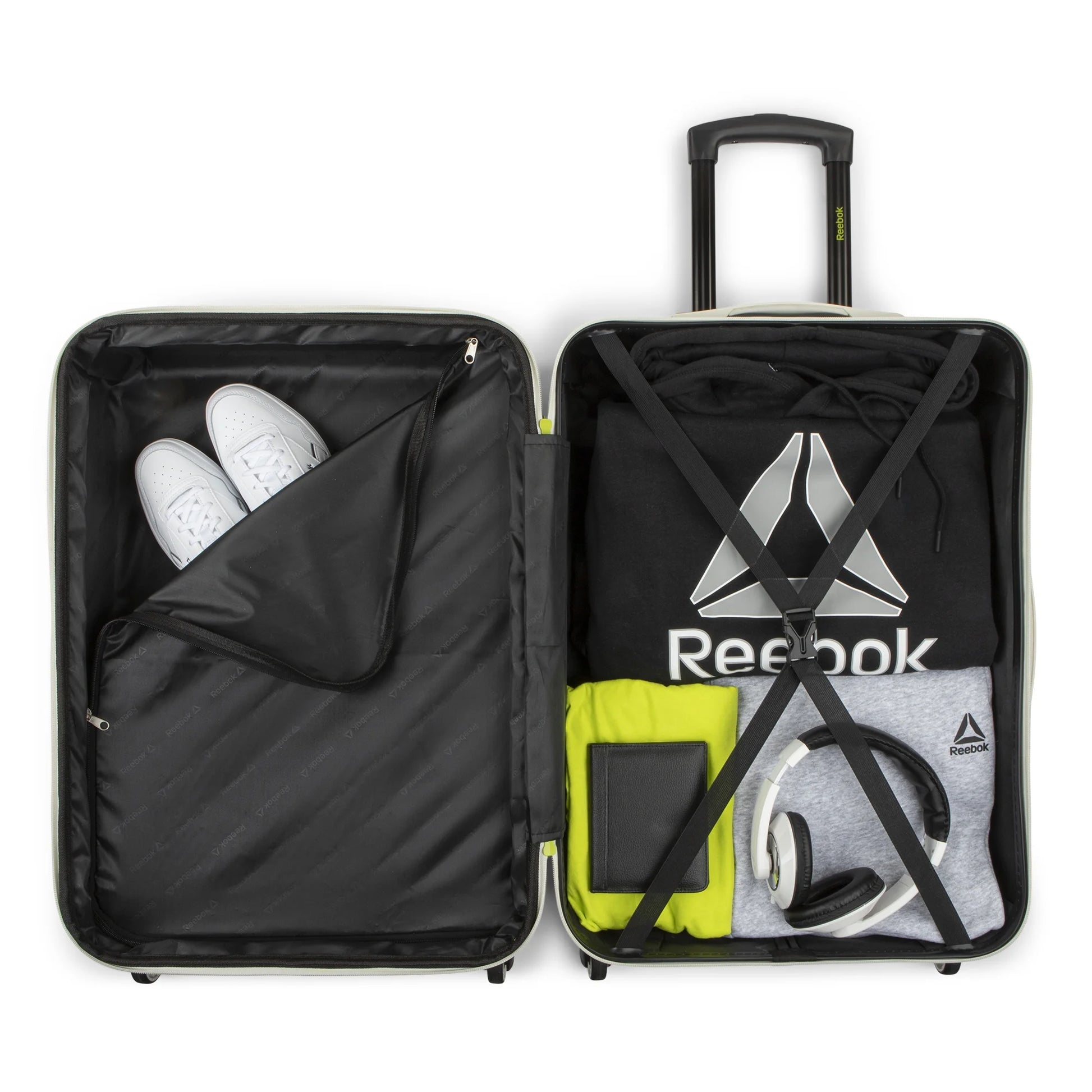 Reebok - Time Out Collection - 3 Piece Hardside Luggage Set - ABS/PC