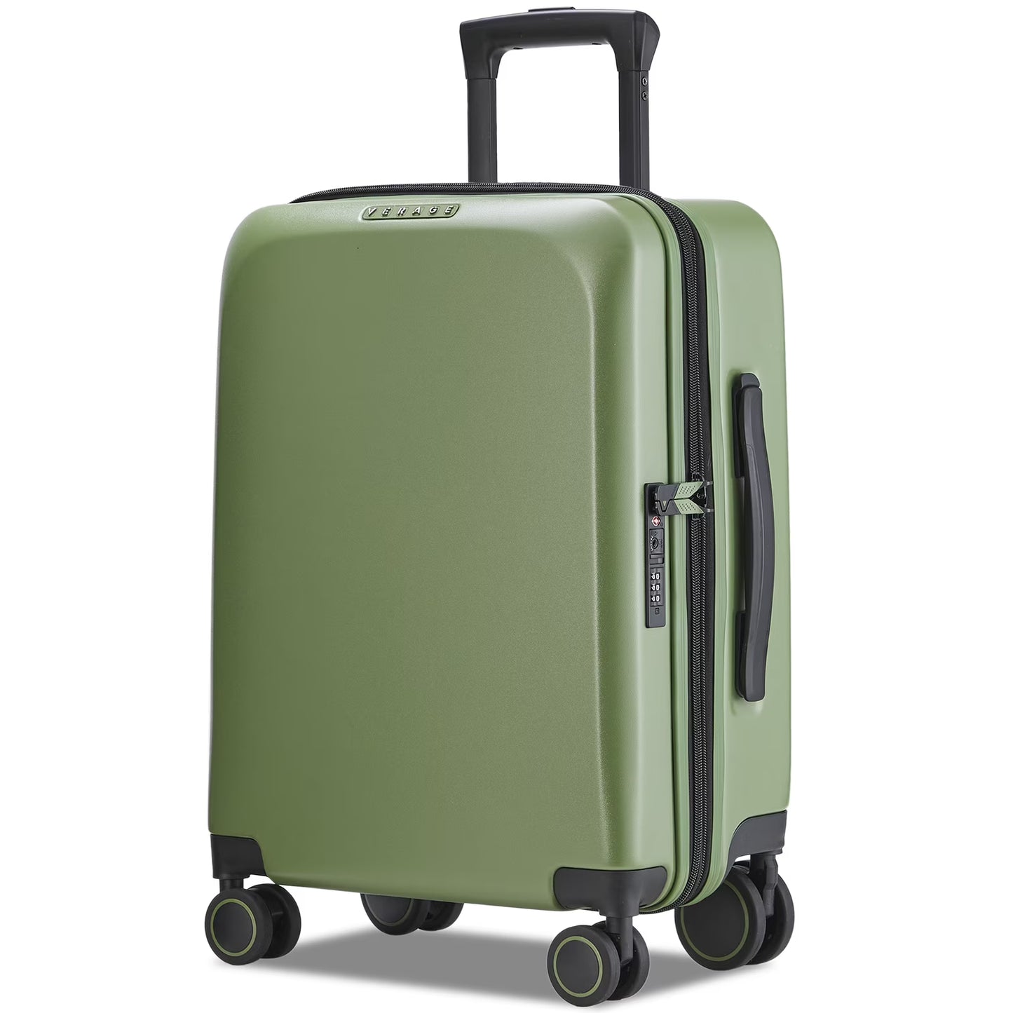 VERAGE Freeland Carry On Luggage with X-Large Spinner Wheels, Expandable Hardside Travel Suitcase, TSA Approved (20-Inch, Yellow)