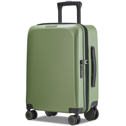 VERAGE Freeland Carry On Luggage with X-Large Spinner Wheels, Expandable Hardside Travel Suitcase, TSA Approved (20-Inch, Yellow)