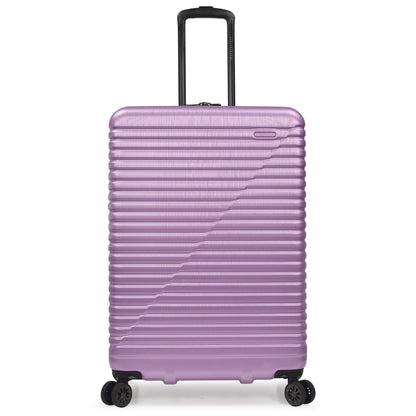 Travel Select Sunny Side Hardside Spinner Luggage with Spinner Wheels, Lavender, 30" Large Checked