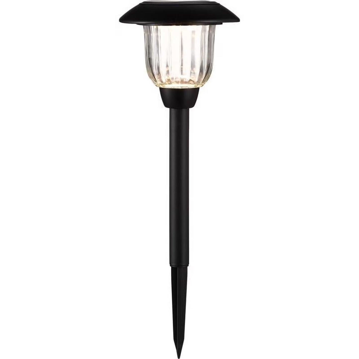 Living Accents 3010843 0.2 watt Silver Solar Powered LED Pathway Light, Pack of 12