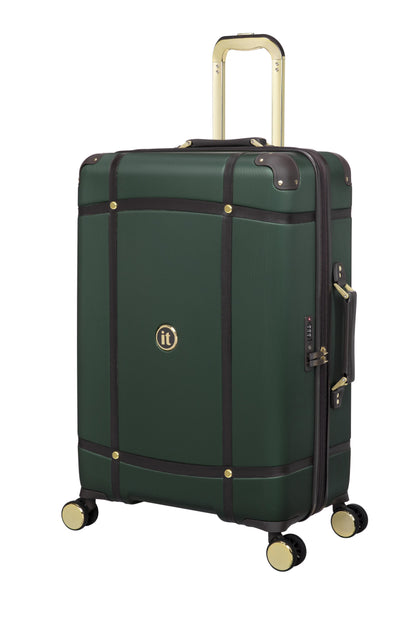 it luggage Superiority 28" Hardside Checked 8 Wheel Expandable Spinner, Black