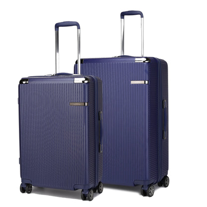 MKF Collection Felicity Extra Large & Large Hardside Luggage 2 pcs, Luxurious Travel Suitcase by Mia K - Rose Gold