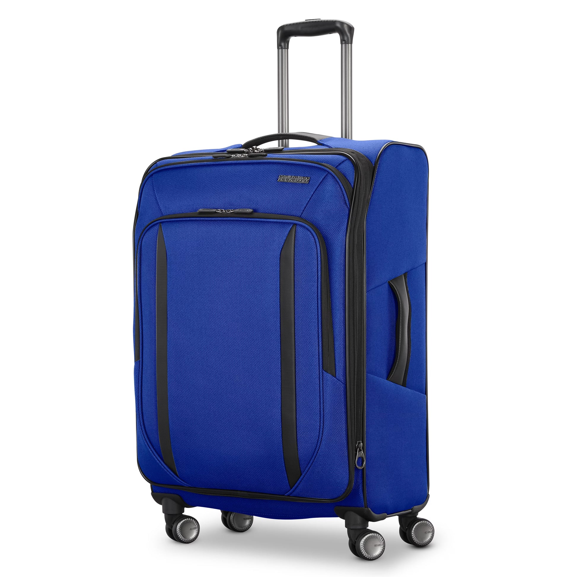 American Tourister Dash XLT Softside Carry On Luggage with Spinner Wheels Single Piece - Black
