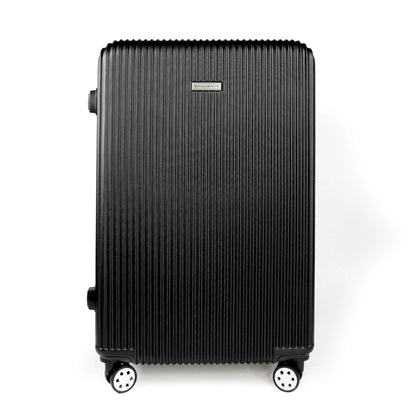 K-Cliffs 3pcs Luggage Set Lightweight Expandable Hard sided ABS Spinner Travel Suitcase Black