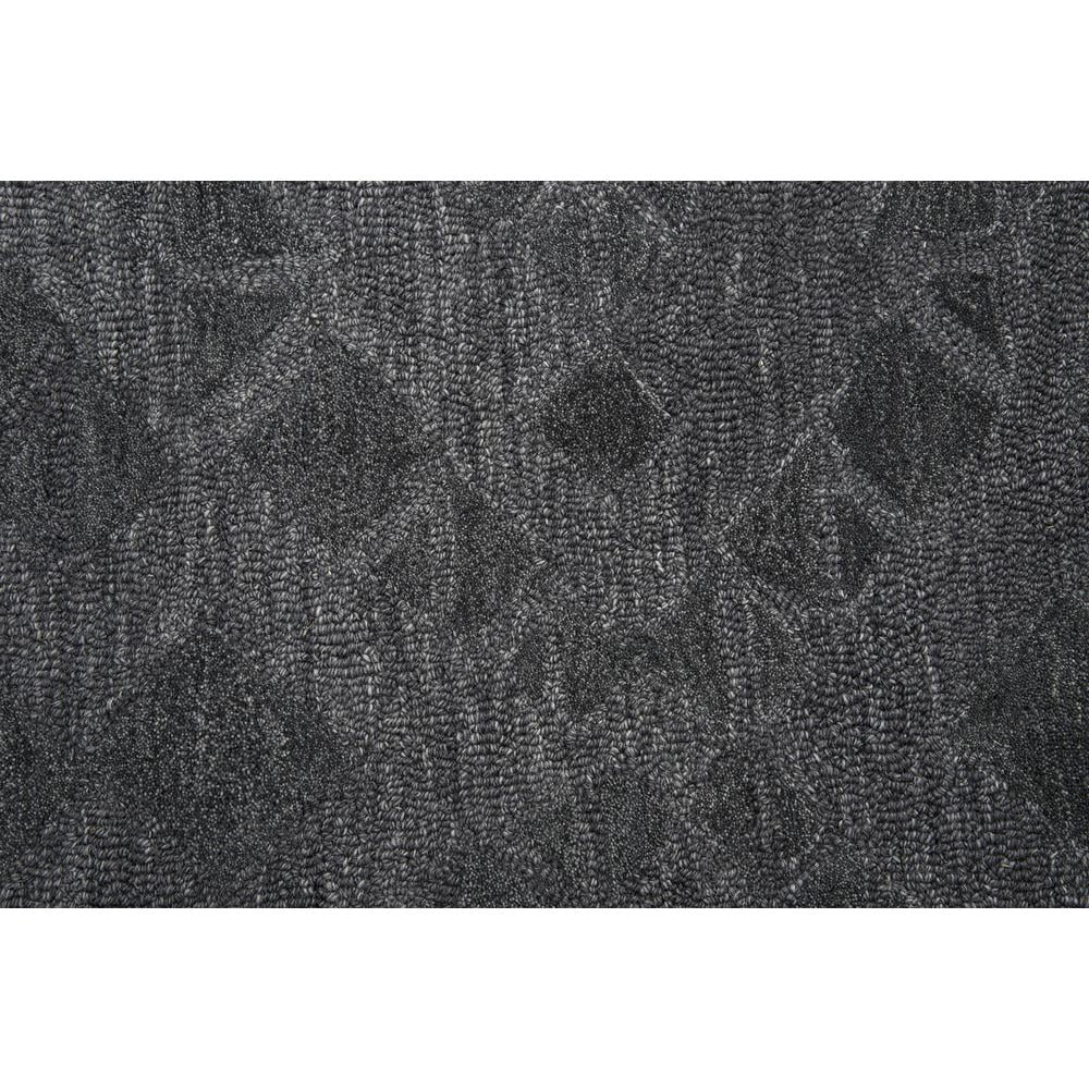 Alora Decor Emerson 5' x 8' Diamond Dk. Grey/Gray/Rust/Blue Hand-Tufted Area Rug